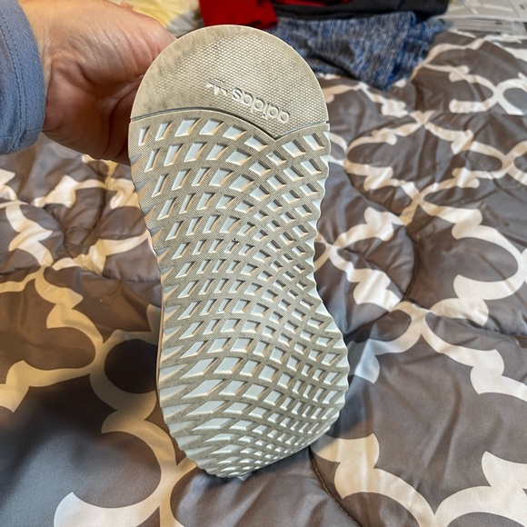 All white Adidas. EUC - Picture 4 of 4